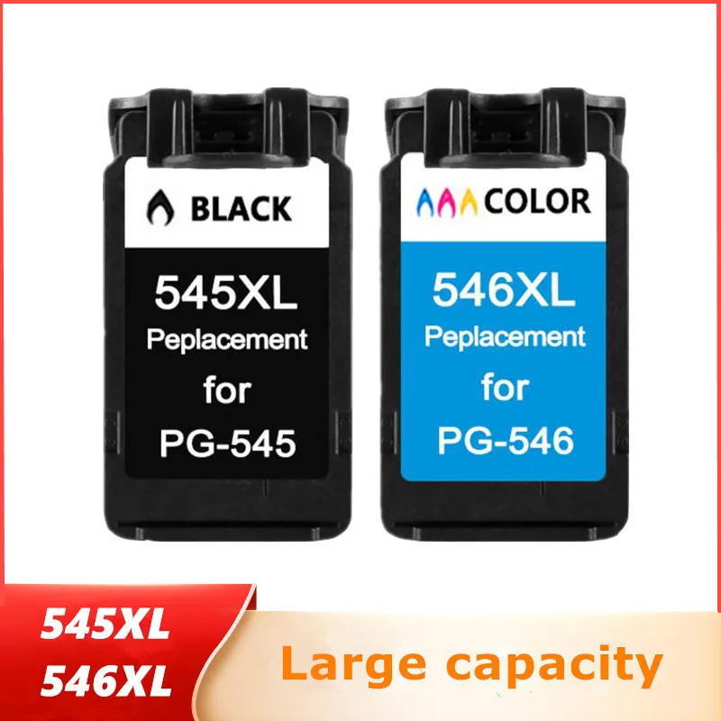 Compatible PG-545 545XL 546XL Ink Cartridge Replacement for Canon PG545 ...