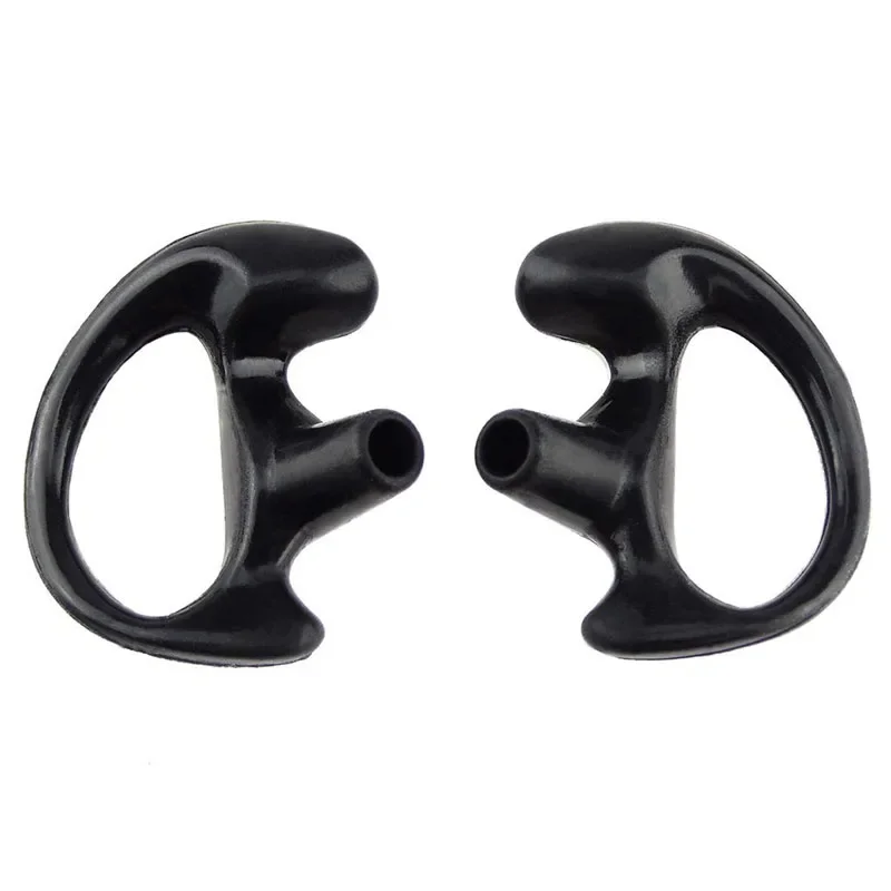 A Pair 2pcs Large Silicone Earmold Earbud for Universal Walkie Talkie Radio Air Acoustic Coil Tube Earpiece Headphone a pair 2pcs large silicone earmold earbud for universal walkie talkie radio air acoustic coil tube earpiece headphone