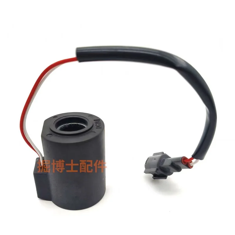 Kato HD512 820 1023 1430-1 -2- 3 pilot solenoid valve coil, rotation rotation excavator parts