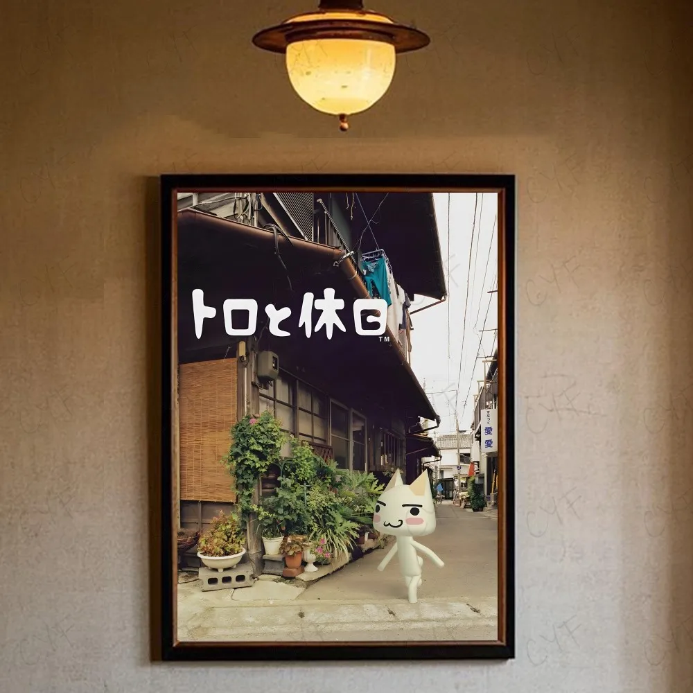 Inoue Toro CUTE Cat Hot Classic Movie Poster HD art sticky wall waterproof home living room bedroom bar aesthetic decoration
