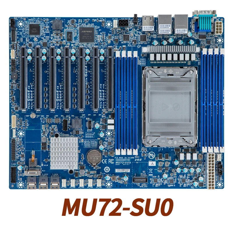 

MU72-SU0 For Gigabyte Motherboard Intel C621A Chipset 3rd Gen W-3300 DDR4 Tested Well bofore Shipping