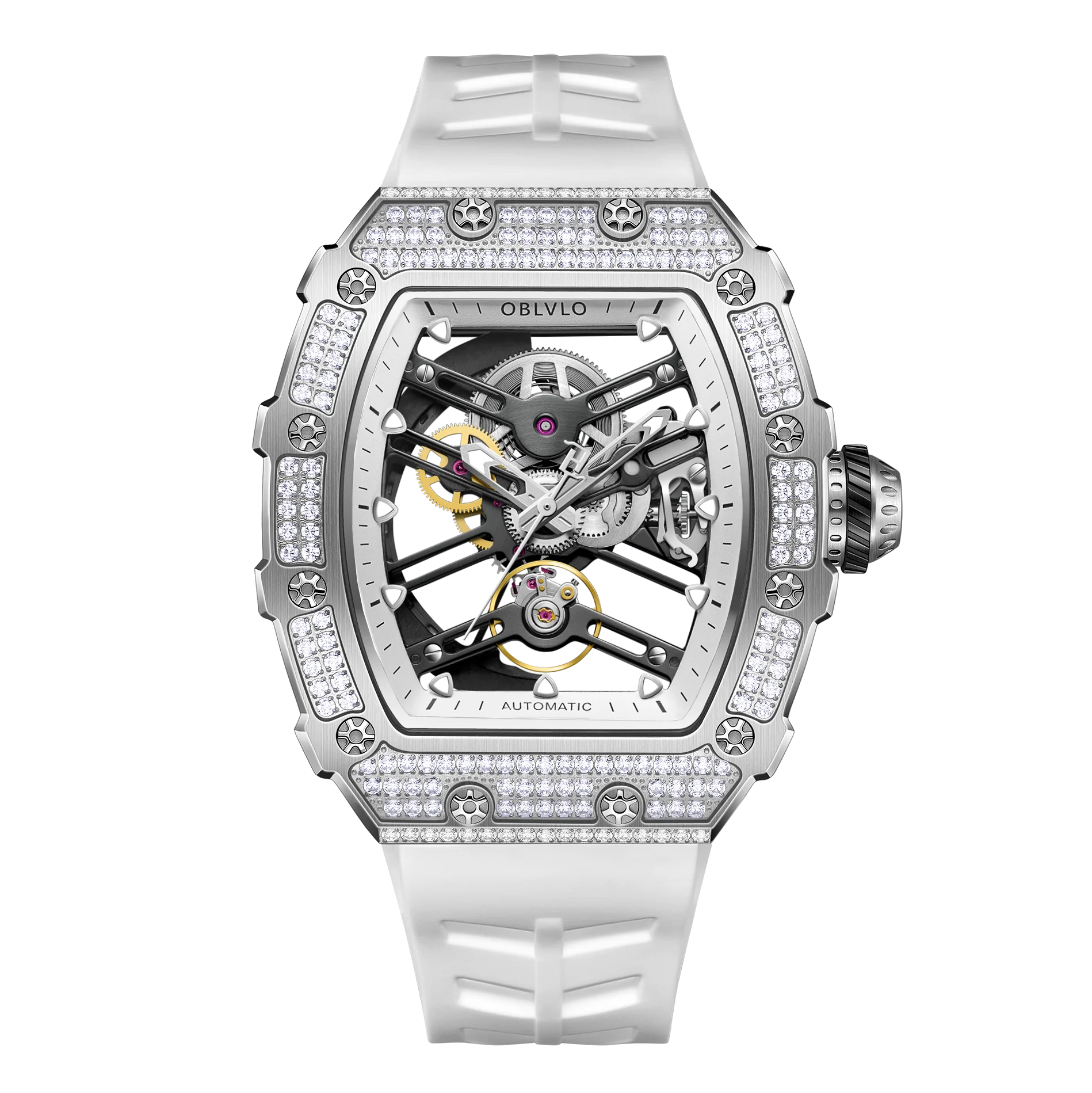 OBLVLO 42mm Orologio automatico meccanico di lusso Italia