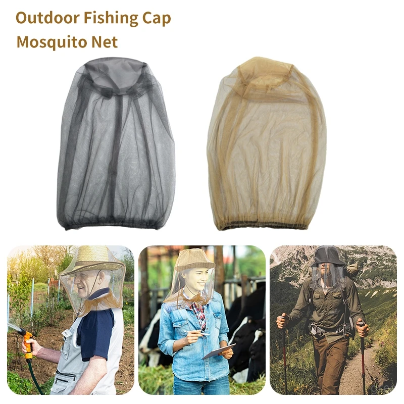 Beekeeping Clothing Bee Proof Equipment Hooded Half Body Top Outdoor Hiking Camping Fishing Mosquito Proof Net Hat Insect