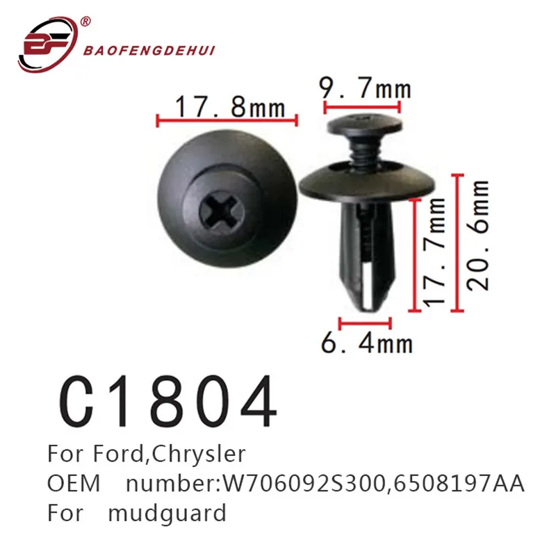 

Interior Accessories Mudguard Fasteners Buckle For Ford,Chrysler W706092S300,6508197AA Auto Positioner For Mudguard