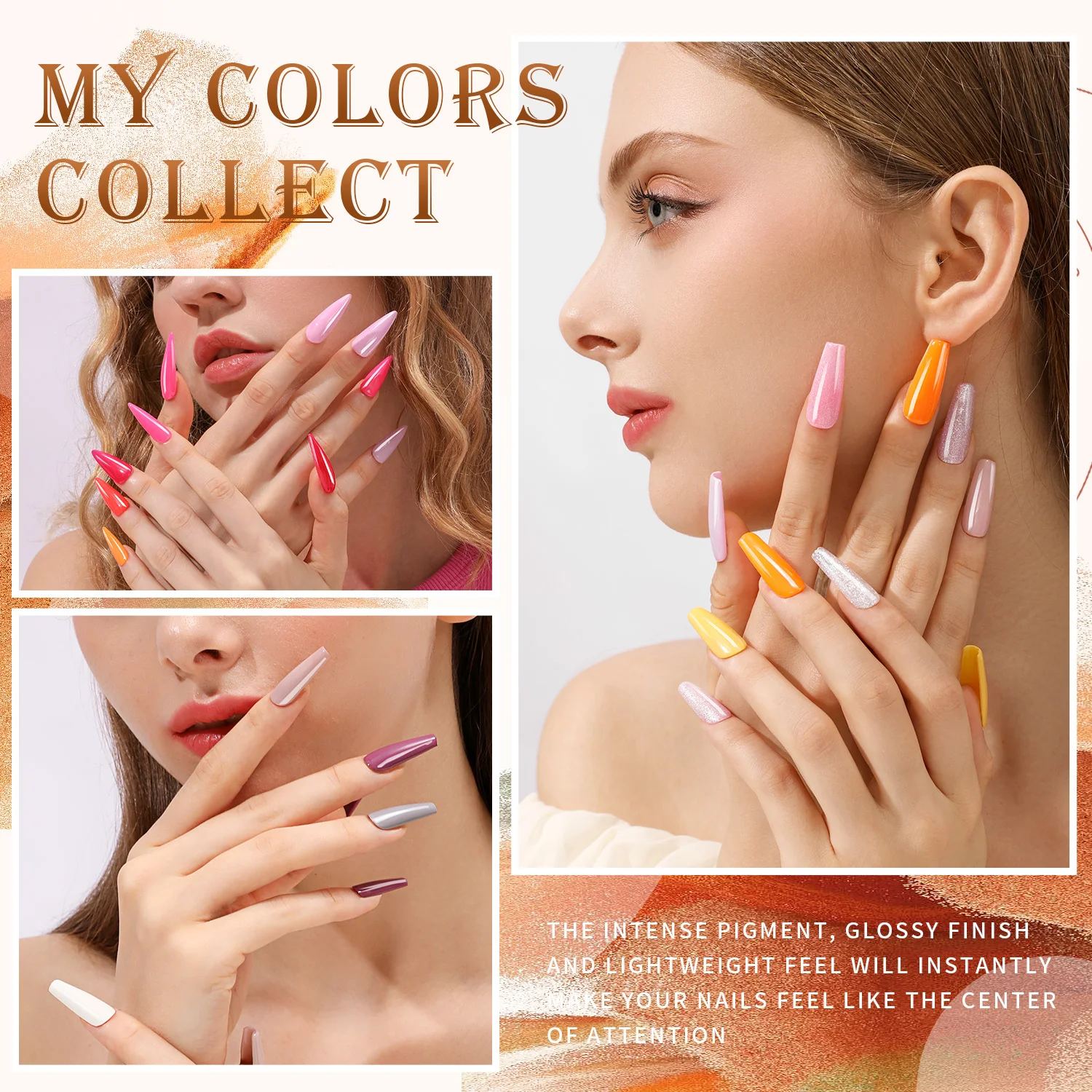 36-Color Glamorous Acrylic Powder Set for Salon-Quality Nails