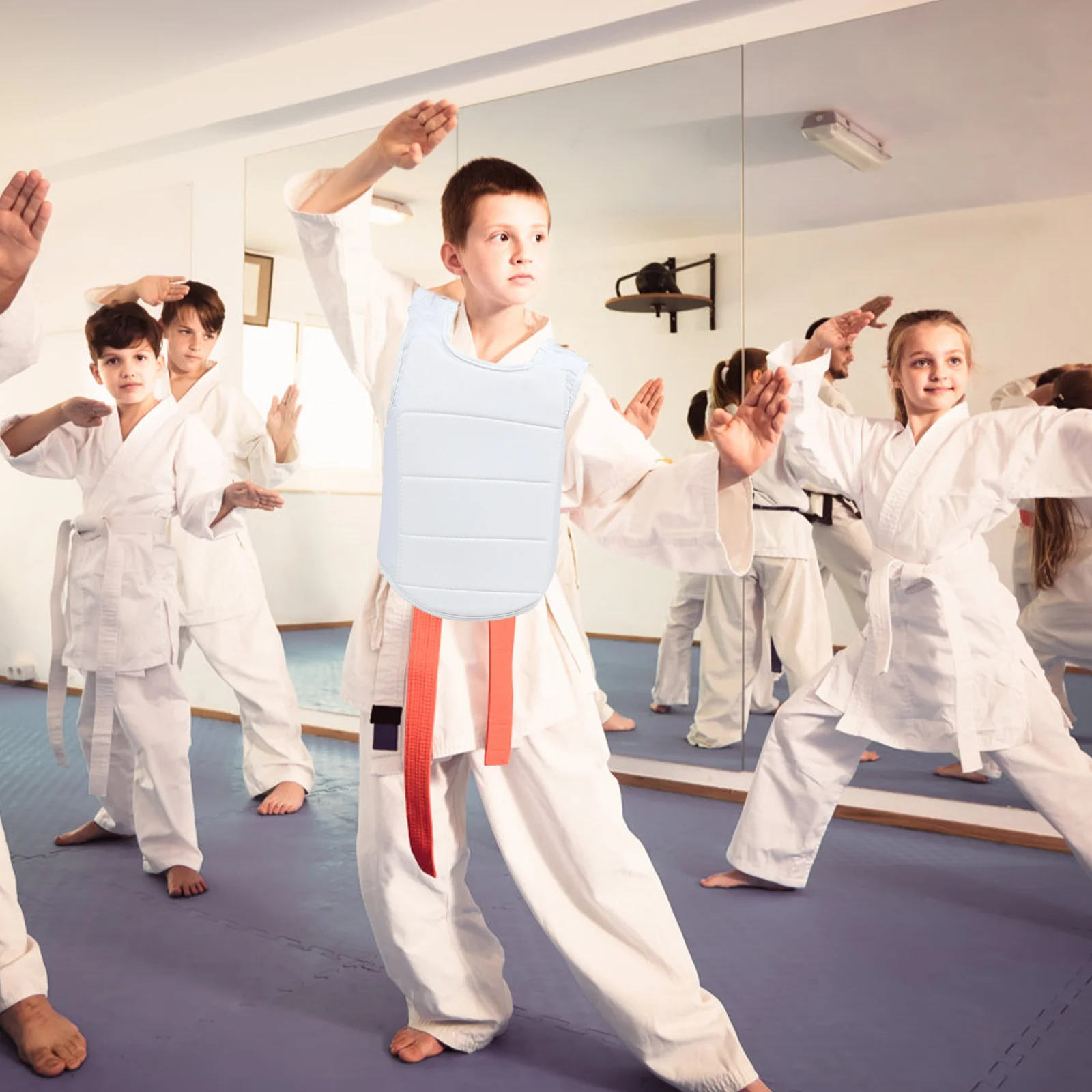 

1Pc Karate Protective Armor Professional Kickboxing Chest Guard for Children