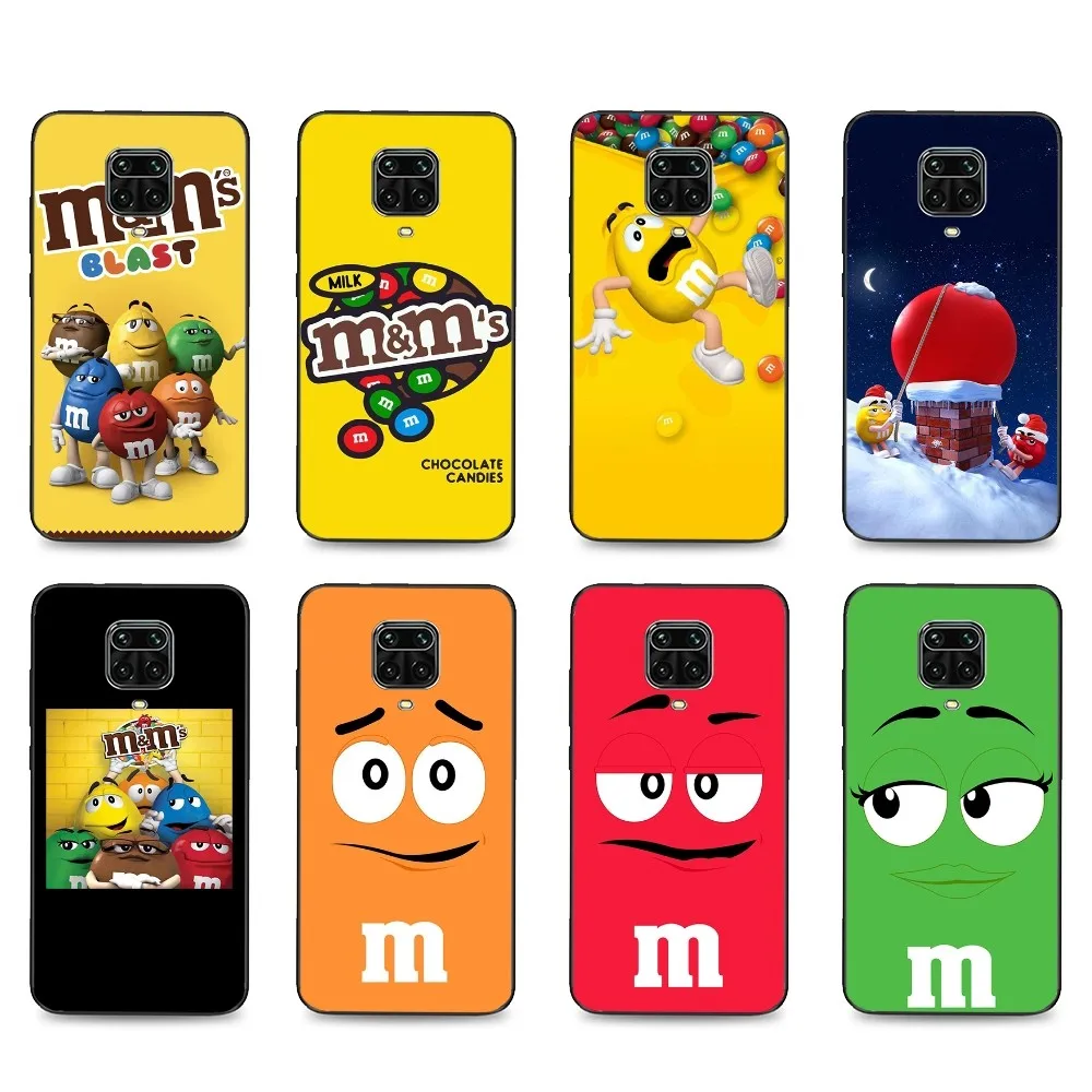 Custodia Per Telefono M-M & Ms-S C-Chocolate Per Xiaomi Mi 5X 8 9 10 11 12 Lite Pro 10T Pocox3Pro Pocom3 Note 10 Pro Lite