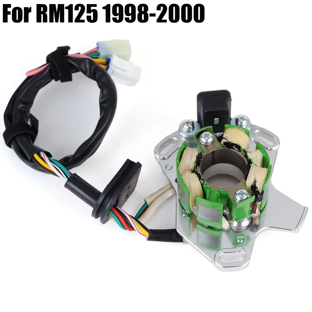 

For Suzuki RM125 1998 1999 2000 32101-36E00 32101-36E10 32101-36E20 32101-36E30 RM 125 Motorcycle Generator Magneto Stator Coil