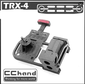 Supporto ruota di scorta + luce freno + serbatoio olio per TRAXXAS TRX4 NUOVA FORD BRONCO cchand PART