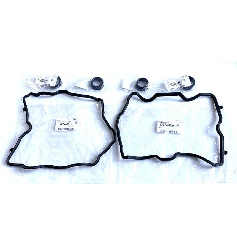 Rubber Gasket Aluminum Gasket Kits Valve Cover Gasket Kit Set 13272AA170, 13270AA240, 10966AA041 For Subaru Legacy Outback Forester 2015 -
