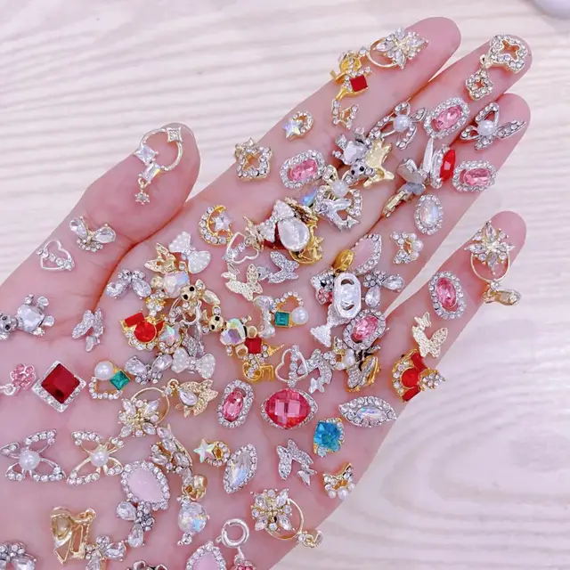50Pcs-Beautiful-Metal-Glass-Resin-Nail-Art-Rhinestones-3D-Butterfly-Pendant-Crystal-Nail-Decoration-DIY-Spring jpg
