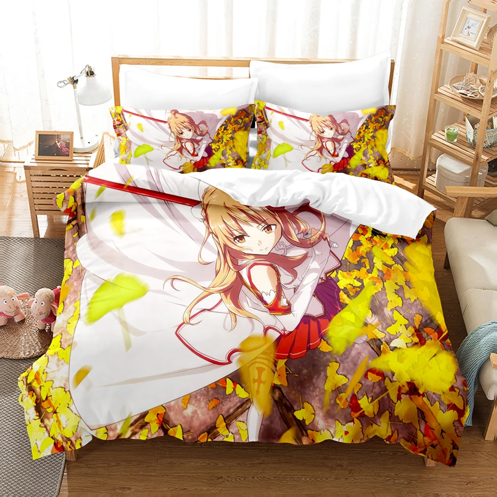 

3D The Sword Art Bedding Sets Duvet Cover Set With Pillowcase Twin Full Queen King Bedclothes Bed Linen