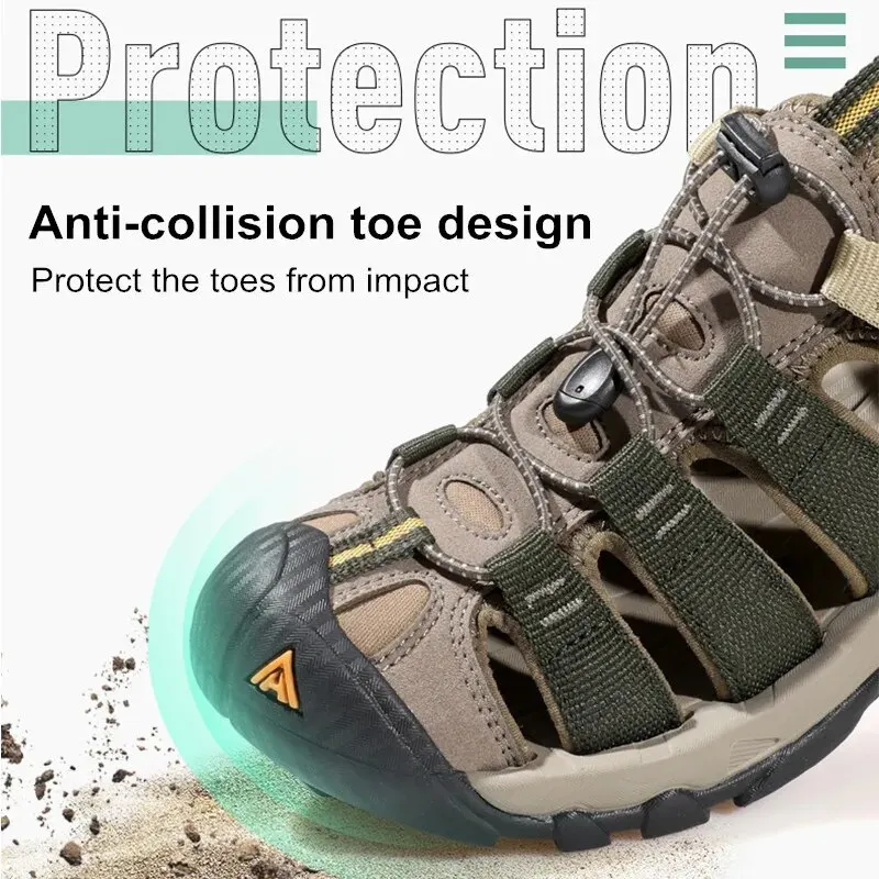 HUMTTO Sandals for Men Breathable Hiking Shoes 2