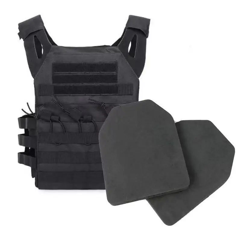 2PCS Airsoft 전술 조끼 EVA 플레이트 바디 아머 캐리어 조끼 삽입 폼 SAPI 충격 플레이트 사냥 페인트 볼 CS 전쟁 게임