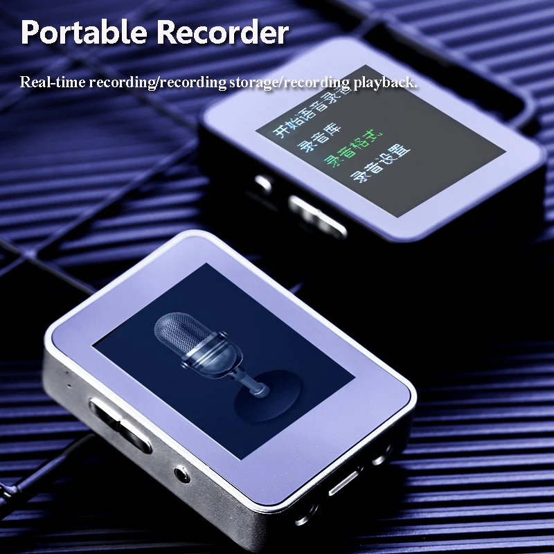 Mini Bluetooth MP3 Player Portable HiFi Sound Walkman Recorder 1.8" Colorful Screen MP4 Video Player Support Ebook FM Stopwatch