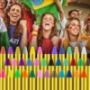 16 Pieces Face Paint Crayons Makeup Sticks Face Body Paint Kit For Halloween Or Birthday Party CosplayMardi Gras Makeup 1