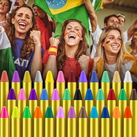 16 Pieces Face Paint Crayons Makeup Sticks Face Body Paint Kit For Halloween Or Birthday Party CosplayMardi Gras Makeup 1