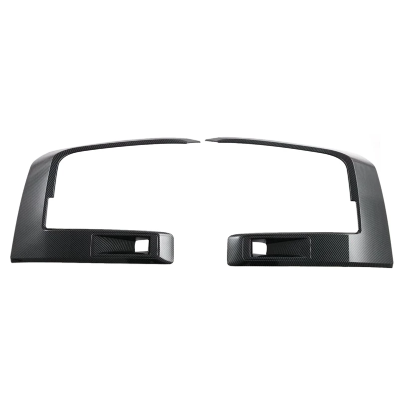 

Для Mitsubishi Triton / L200 2024 накладка на фару, накладка на фару, противотуманная лампа, обшивка, простая в использовании, углеродное волокно