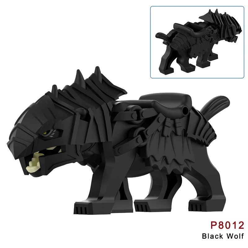 Medieval Animal Toy Building Block Set - Decorative Knight War Collection