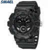 SMAEL Night Light Waterproof Men's Electronic Watch 8085 Cool Dual Display Multi functional Outdoor Sports 6