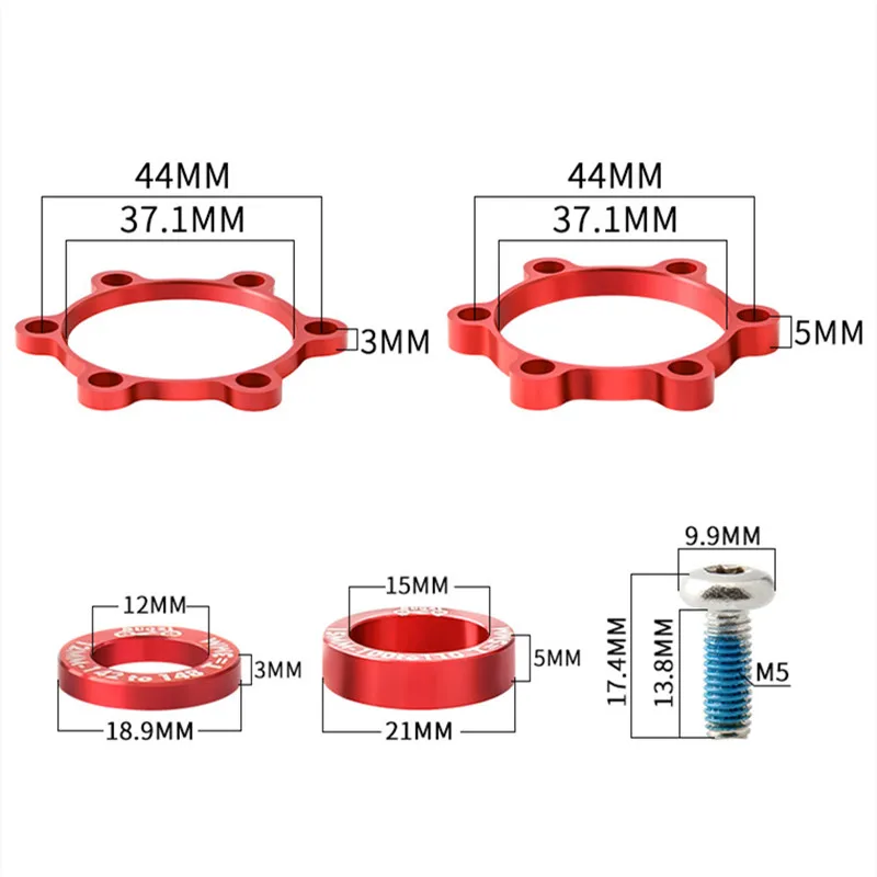 자전거 부스트 허브 어댑터 리어 허브 12x142148MM 프론트 15x100110MM 자전거 변환 스페이서 와셔