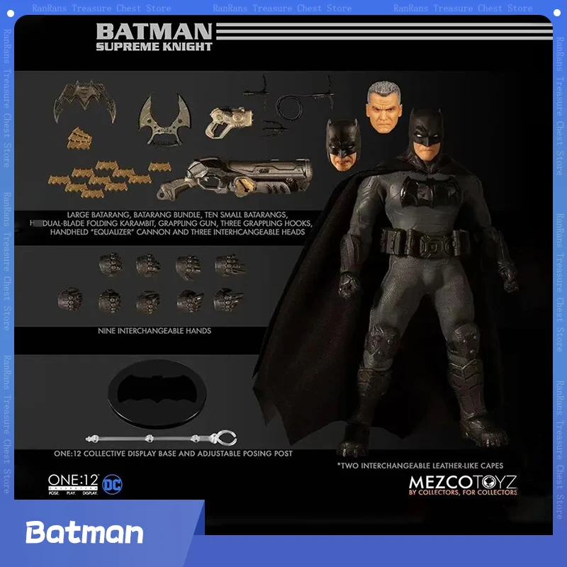 Originale Mezco Collective Comics Supreme Knight Batman 1/12 In Stock Action Figure Statue Collection Modello Regalo Di Natale