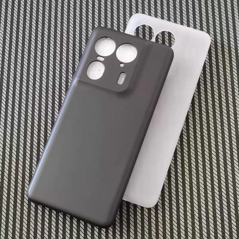 Sleek Matte Clear Soft Silicone Phone Case - Slim and Durable Back Cover