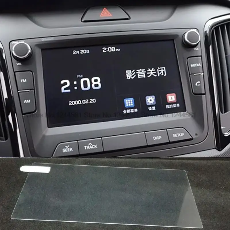 

Стальная пленка для GPS-навигатора для Hyundai IX25 2015- 2019, центральное управление, ЖК-экран, закаленное стекло, HD защитная пленка