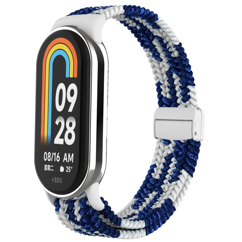 Magnetic Nylon Braided Strap with Plastic Buckle