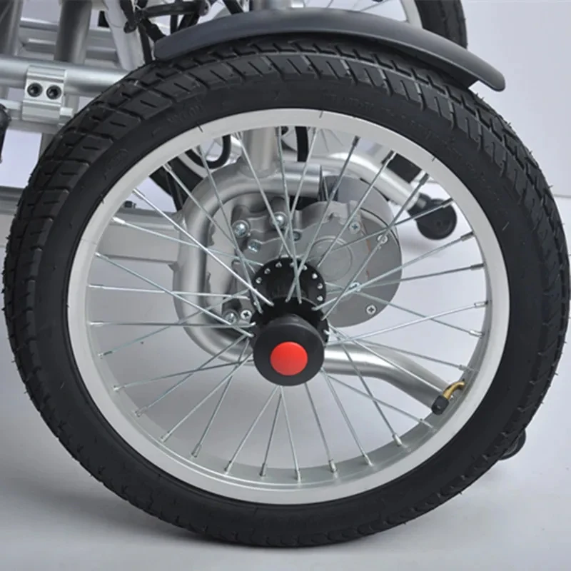 350 W 24 V/48 V 75 U/min/120 U/min Bürstenmotor MY1016Z mit elektromagnetischer Bremse, längerer Welle, Rollstuhl-Gleichstromgetriebe-Bürstenmotor – Detail 5