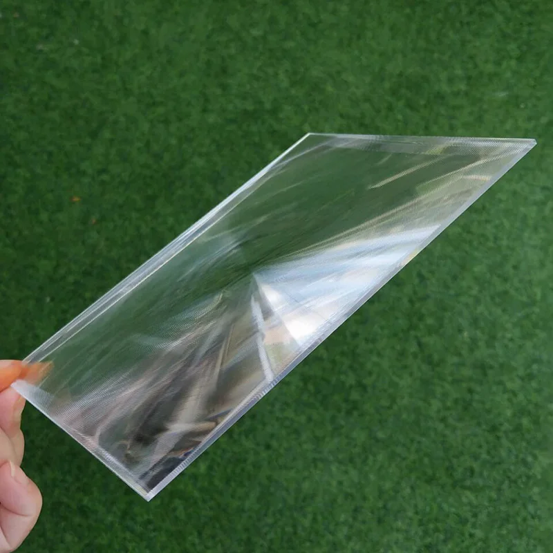 

150x100mm Optical Fresnel Lens PMMA Plastic Focal Length 90mm DIY Projector Magnifier Solar Energy Concentrator Lenses