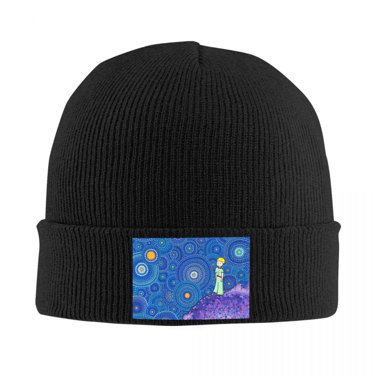 

The Little Prince Skullies Beanies Caps Unisex Winter Warm Knit Hat Le Petit Prince French Fiction Bonnet Hats Outdoor Ski Cap