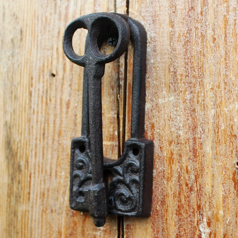 Cast Iron Door Handle for Courtyard Garden Doors