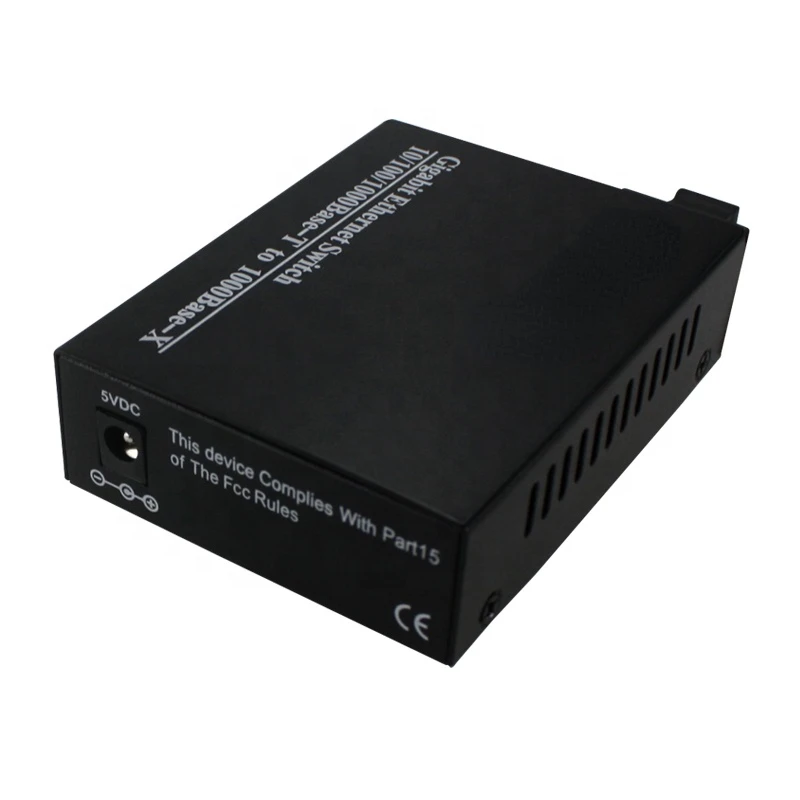 10/100/1000Mbps Multi Mode Dual Fiber Optic Transceiver RJ45 SC Connector