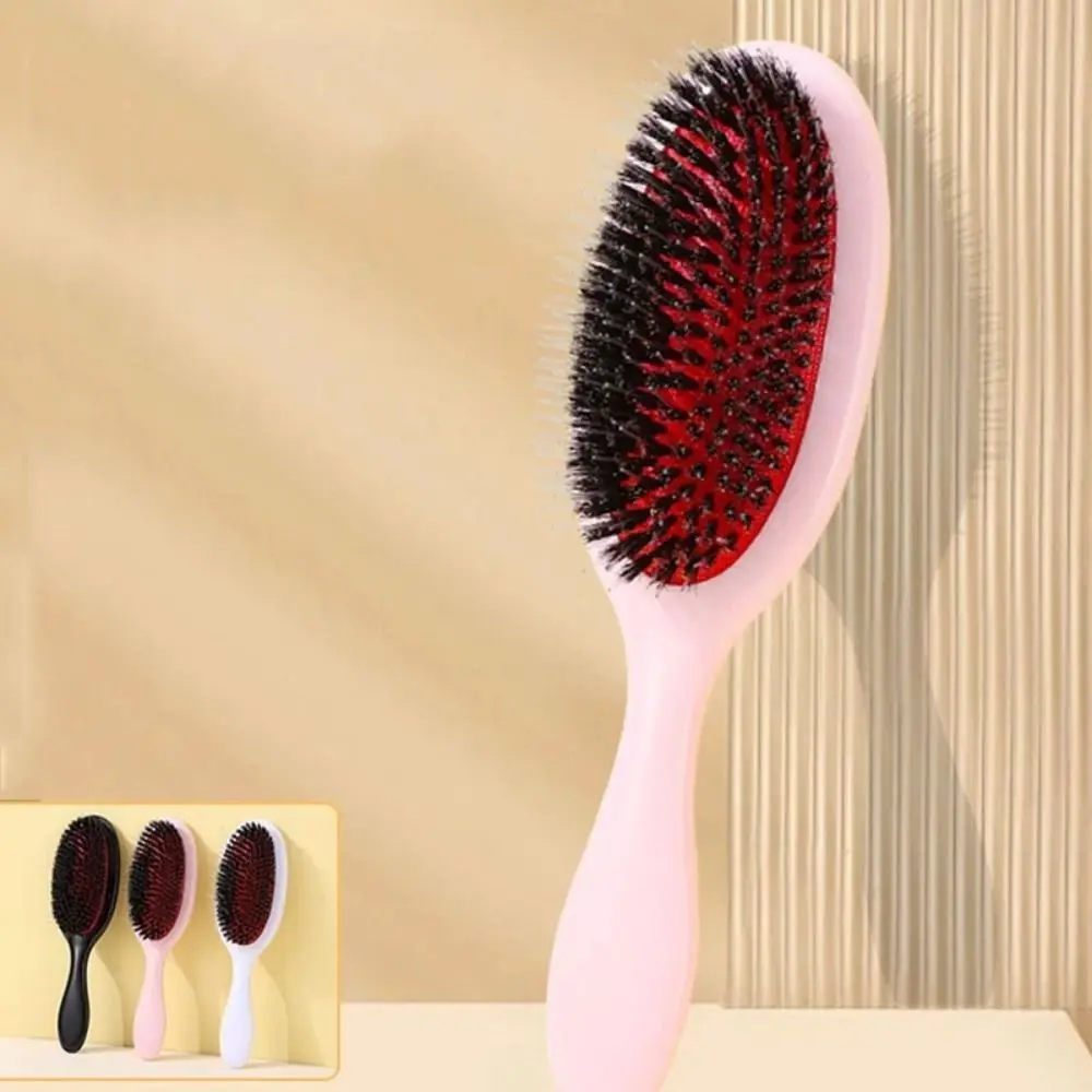 Portable Nylon Bristle Hair Brush Anti-Static Mini Size Hairdressing Comb Hair Care Salon Comb Styling Tool