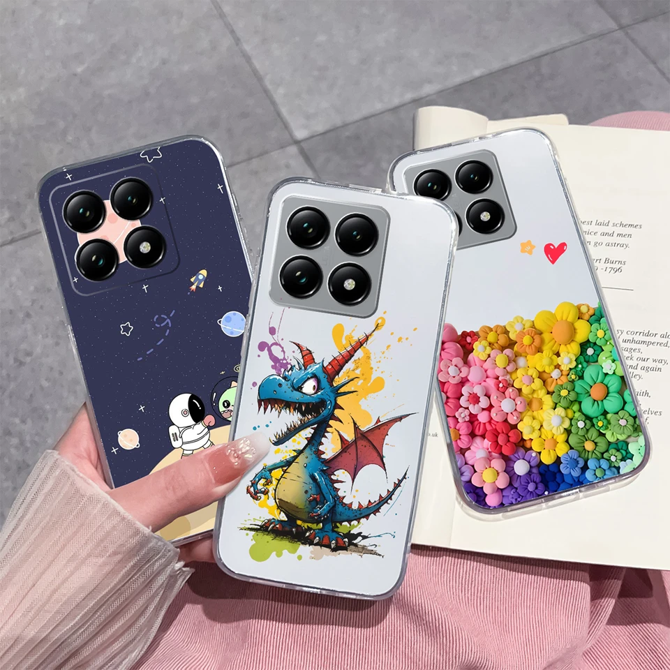 Transparent Shockproof Duck Bow Phone Case - Durable High-Quality Simple Shell