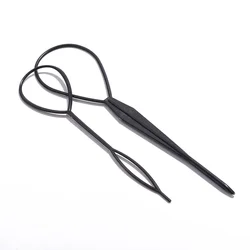 Set of Stylish Hair Accessories: Trendy Scrunchies & Braiding Tools for Effortless Hairstyles (2pcs - 3)