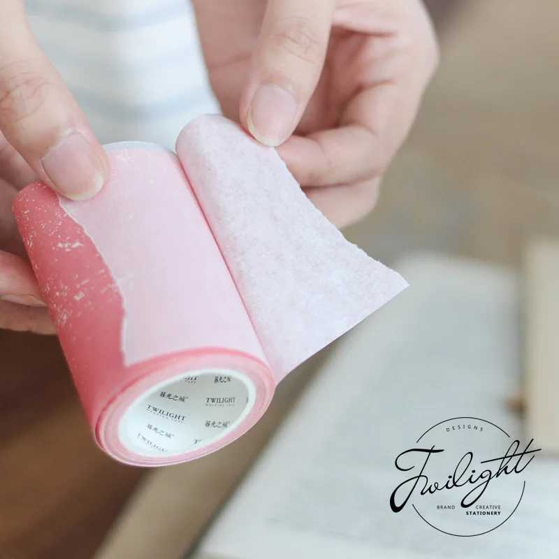 와이드 와시 테이프 스크랩북 앨범, DIY 마스킹 테이프, 레드, 옐로우, 블루, 1 롤