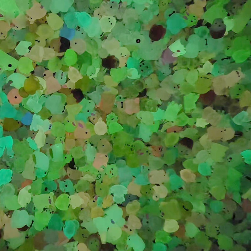 150 Mini Animali In Resina Fosforescenti Per Giardino Delle Fate E Acquario - Luminosi Al Buio, 10 Stili - 2