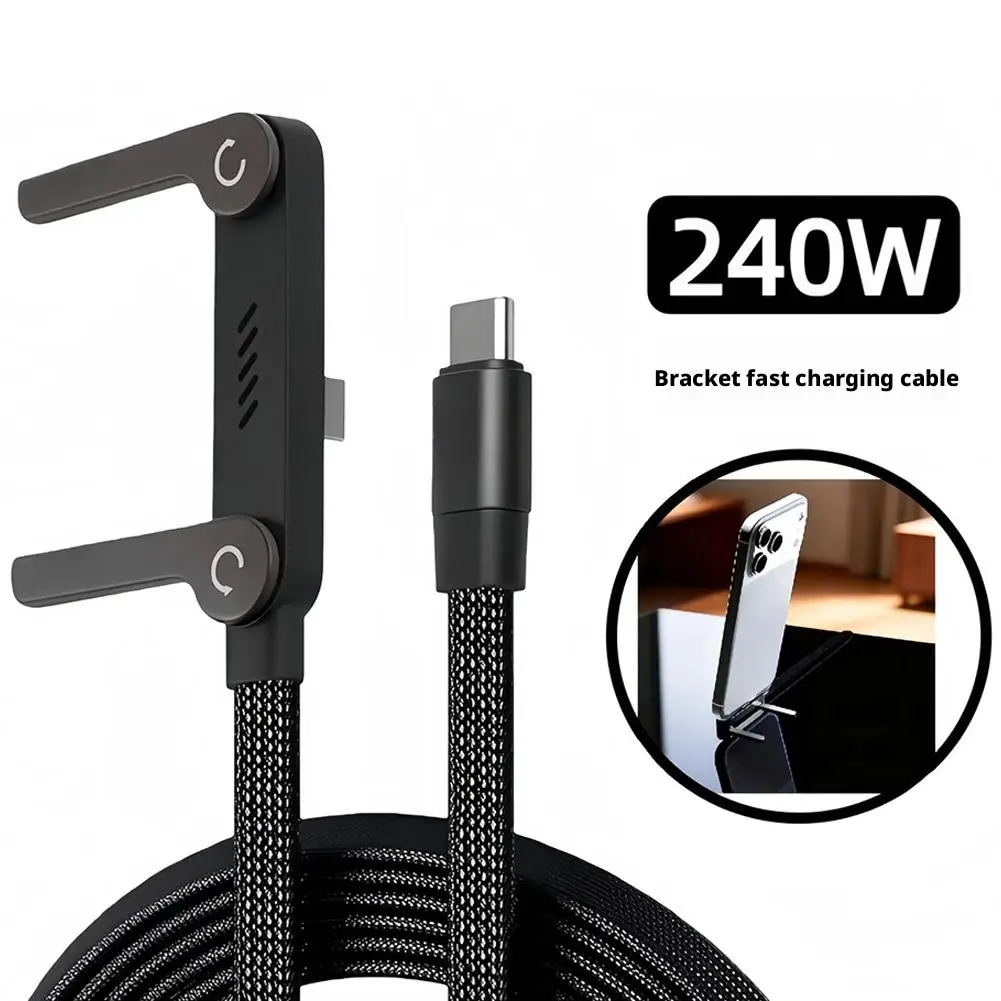 รูปสินค้า สายชาร์จ Type-C เร็ว 240W พร้อมจอ LED แสดงผล