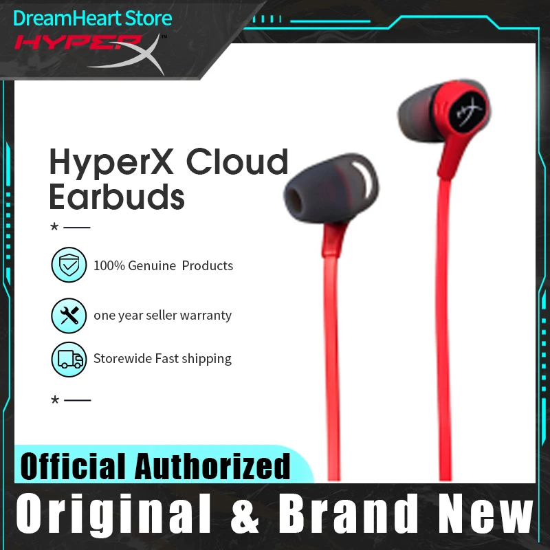Оригинальные Внутриканальные наушники HyperX Cloud игровая гарнитура с микрофоном