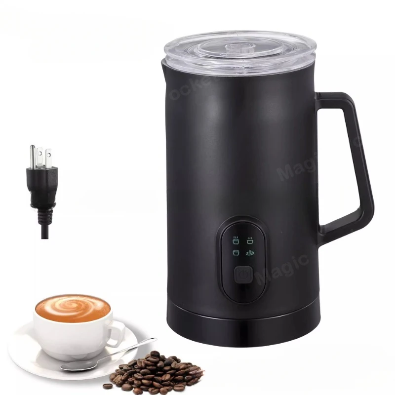 Household milk frother, milk heating frother, electric automatic coffee maker