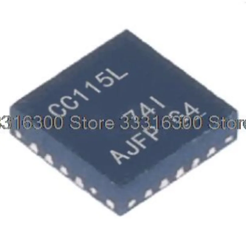 

10PCS New CC115LRGPR Silk screen CC115L QFN20 Wireless transceiver chip IC