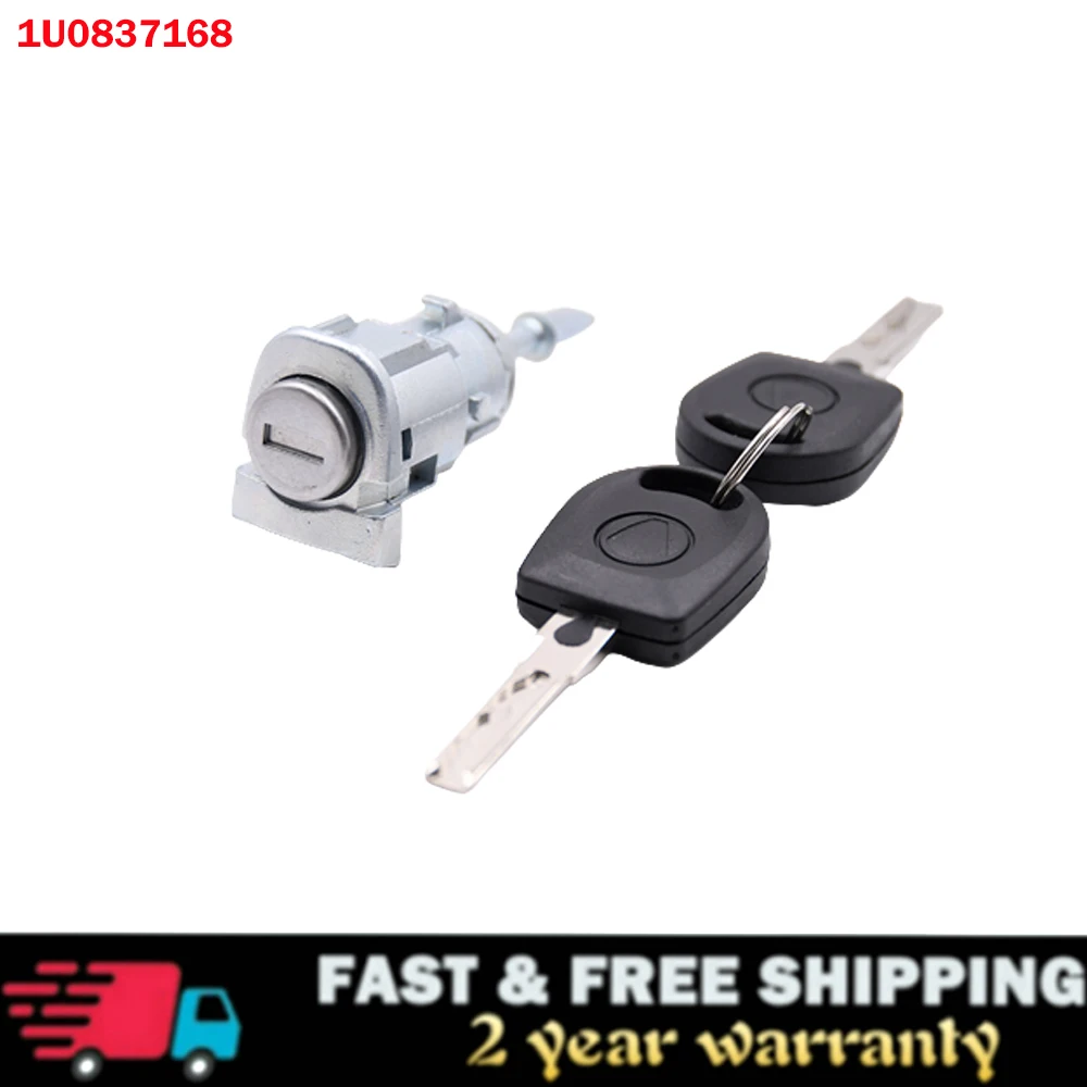 

Для VOLKSWAGEN GOLF IV BORA FOX POLO, Замок передней двери, ствол с 2 ключами 1U0837168 1U0837167E 6Q4837167E