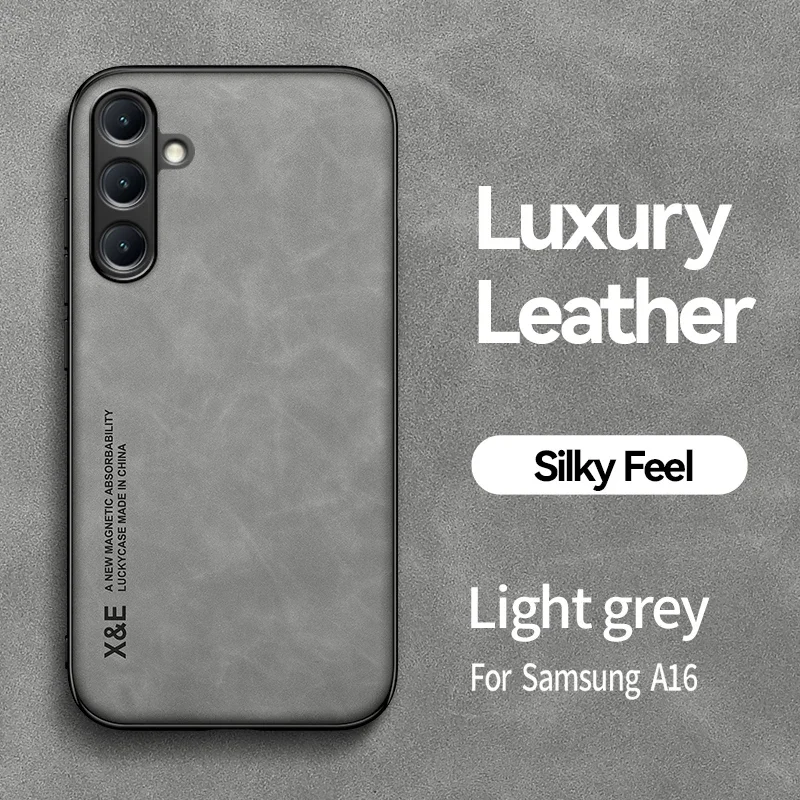 Vintage Magnetic Suede Leather Shockproof Matte Silicone Case Cover