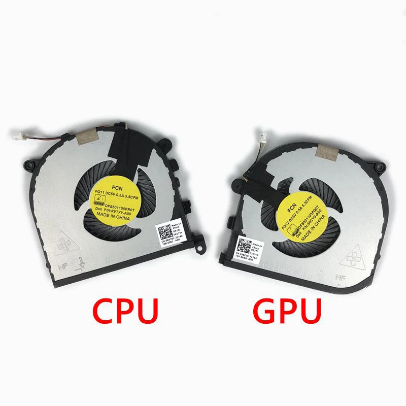 New Original Laptop Cpu Gpu Cooling Fan For Dell Xps15 9550 Cooler