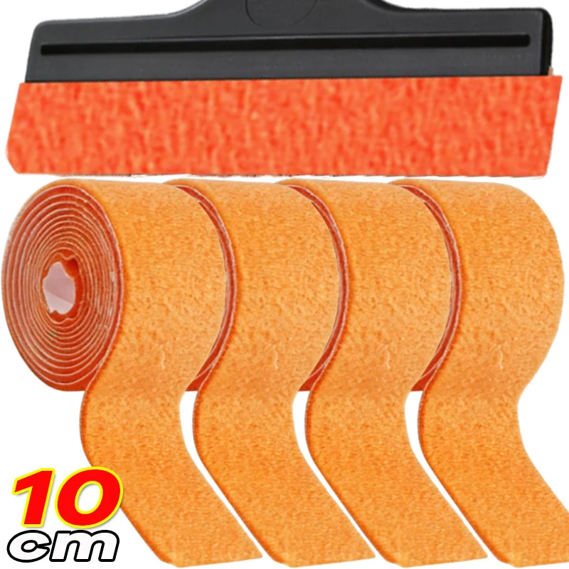 10cm 자동차 차체 윈도우 틴팅 색상 변경 필름 도구 스크레이퍼 스타일 펠트 교체 패드 DIY 접착 펠트 테이프