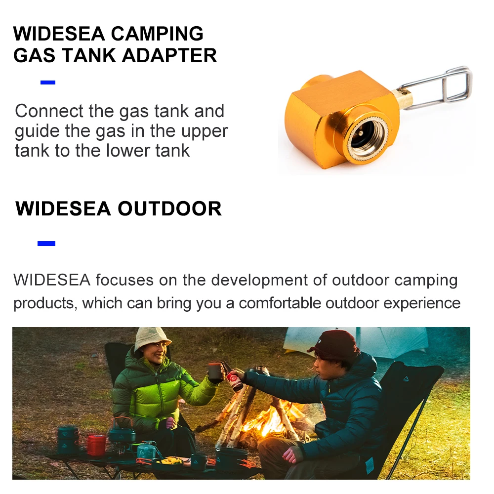 Widesea Camping Herd Propan Refill Adapter Gas Brenner Gas Füllung Butan Zylinder Tank LPG Saver Camping Ausrüstung