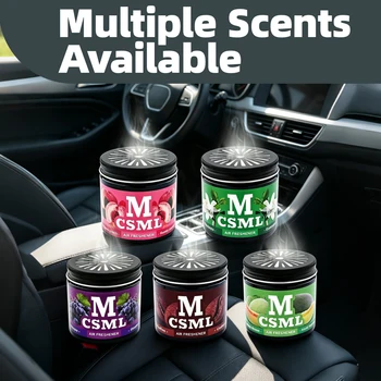 Balsamo per Auto, Profumo Solido per Auto, Deodorante Durevole, Deodorante per Auto in Lattina, Regalo per Natale, Halloween e Festività per Proprietari di Auto