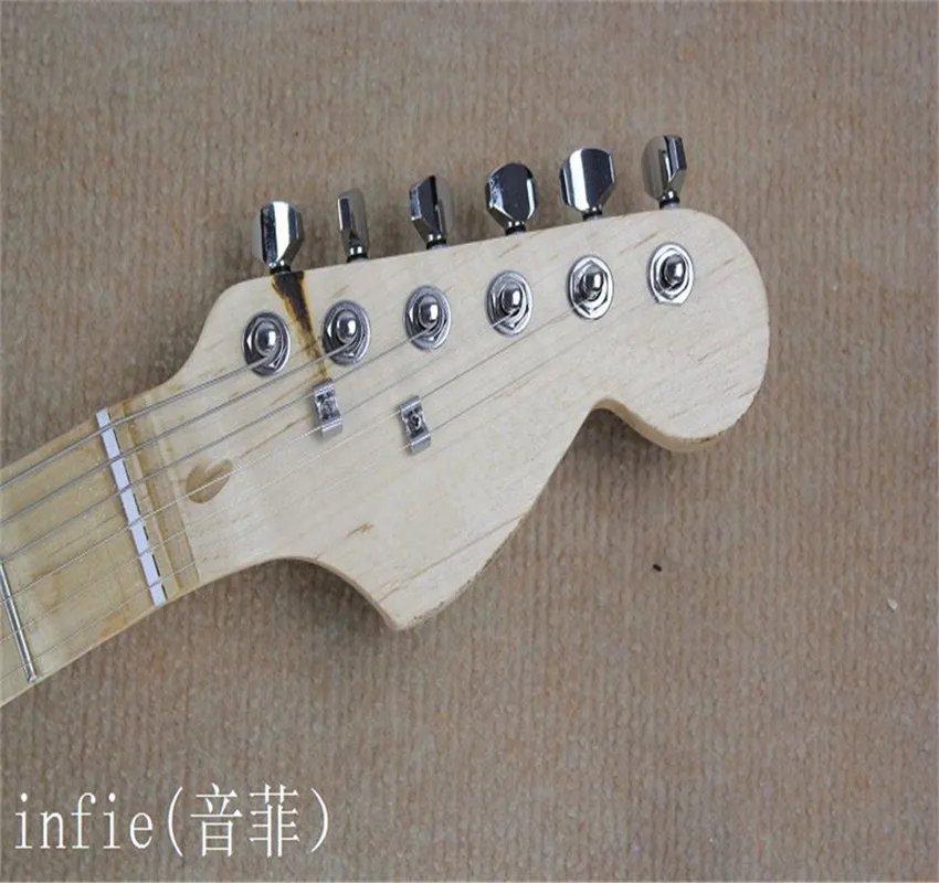 High Quality with synchronized tremolo Imitation of the old one Yellow Signature Electric Guitar